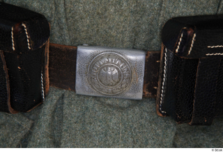 Photos Manfred Wehrmacht WWII belt details of uniform upper body…